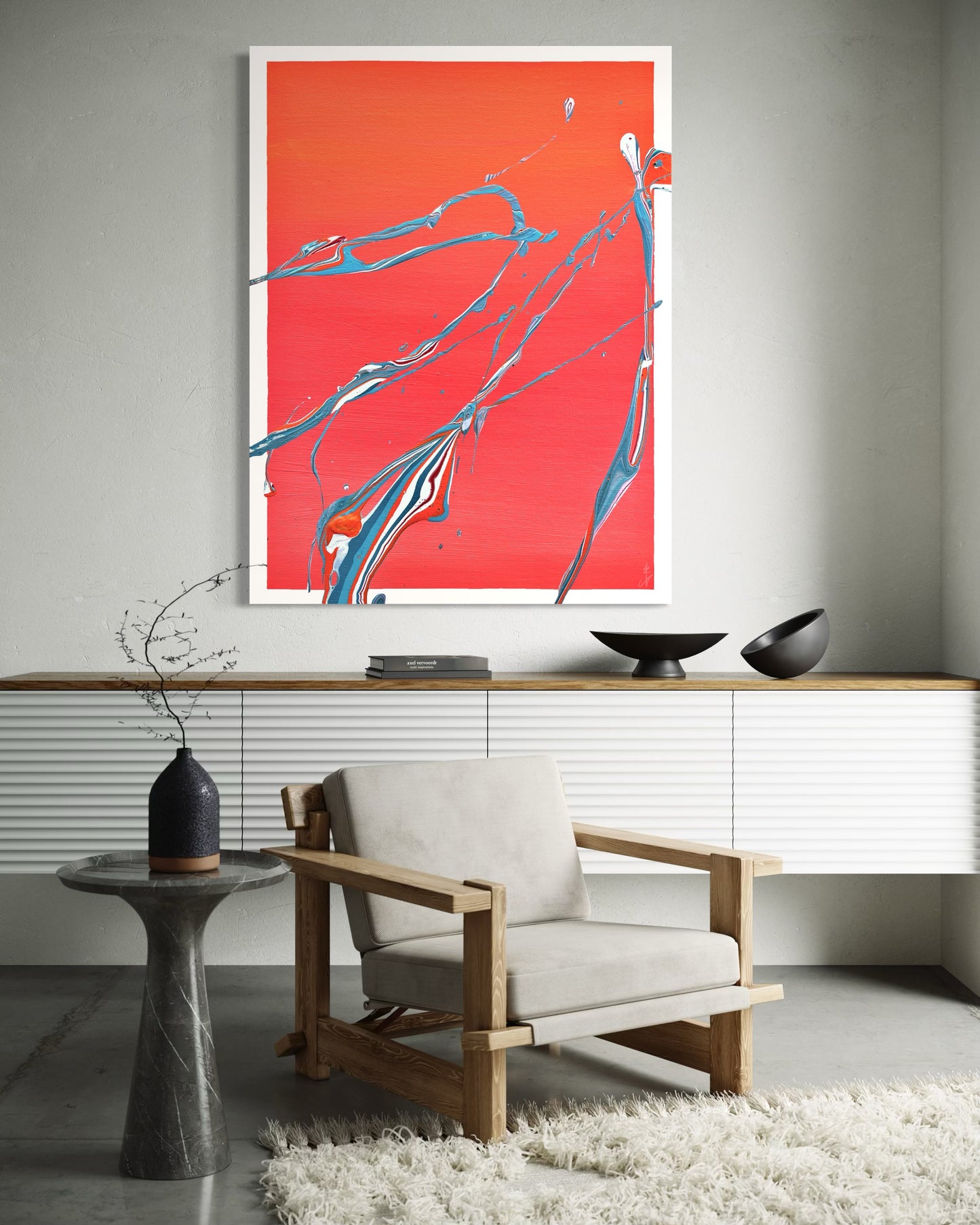 Canvas Print: "Before It Dries"