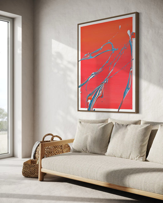 Canvas Print: "Before It Dries"