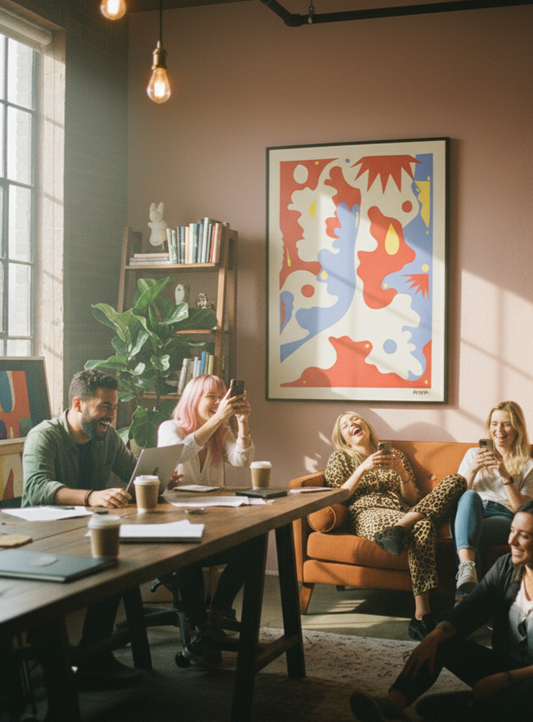 Canvas Print: "Scream"