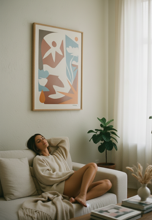 Canvas Print: "From The Window"